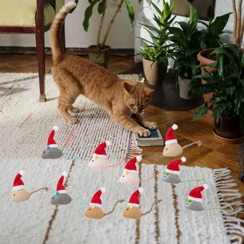 1-5PCS Jouets interactifs en p - Catnip Interactive Plush Mouse avis et prix